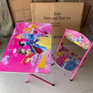Foldable Studying Dinning Table And Chair