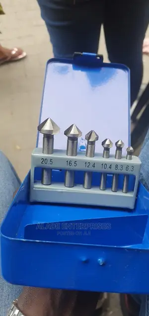 Countersink HSS DIN 335 C in Metal Cassette, 6-Piece
