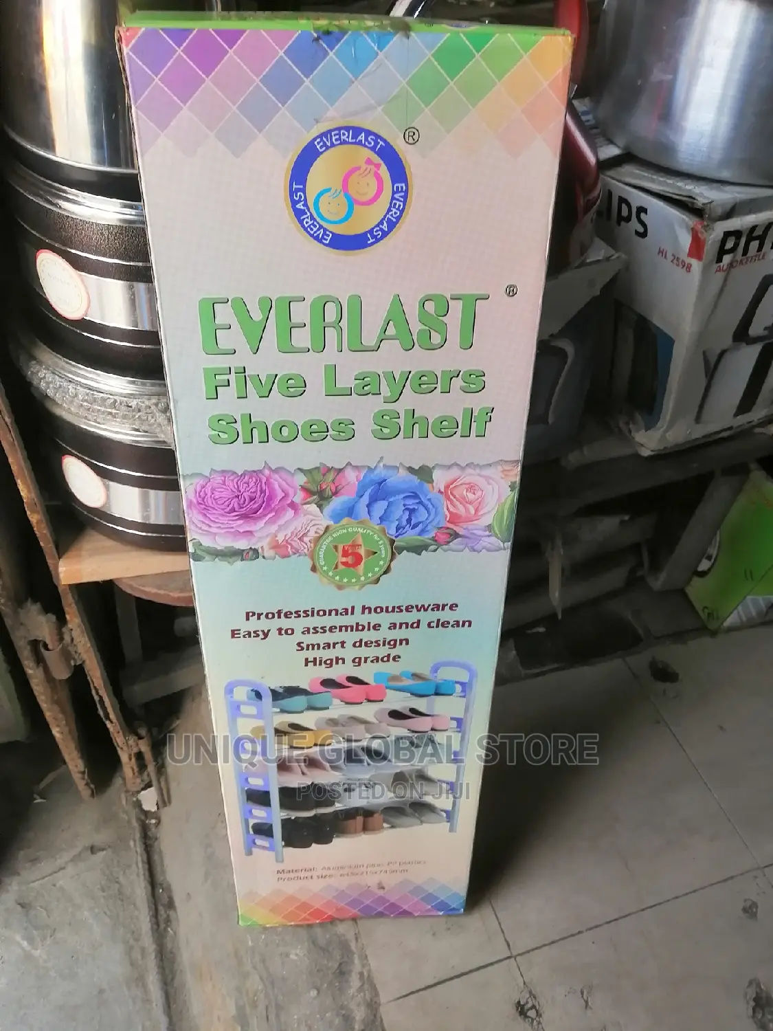Everlast 5 Layer Shoe Rack