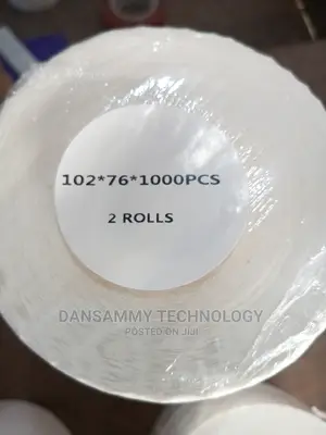 102*76mm Barcode Label Sticker