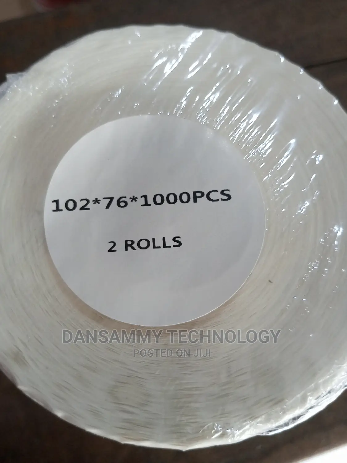 102*76mm Barcode Label Sticker