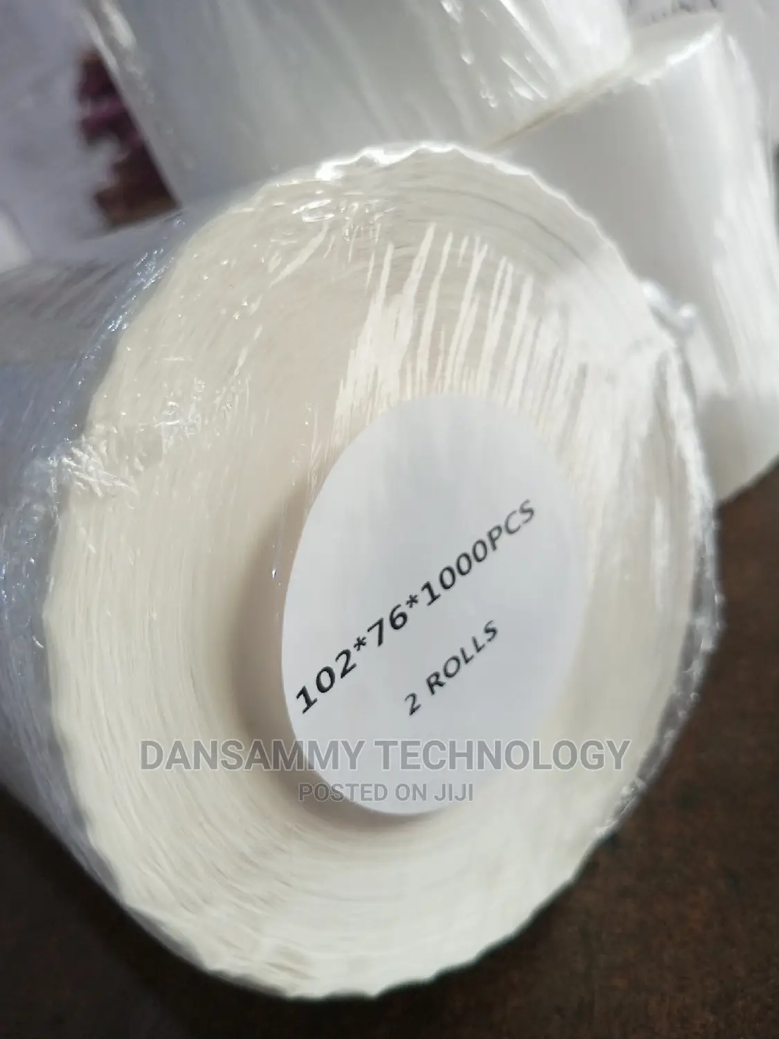 102*76mm Barcode Label Sticker