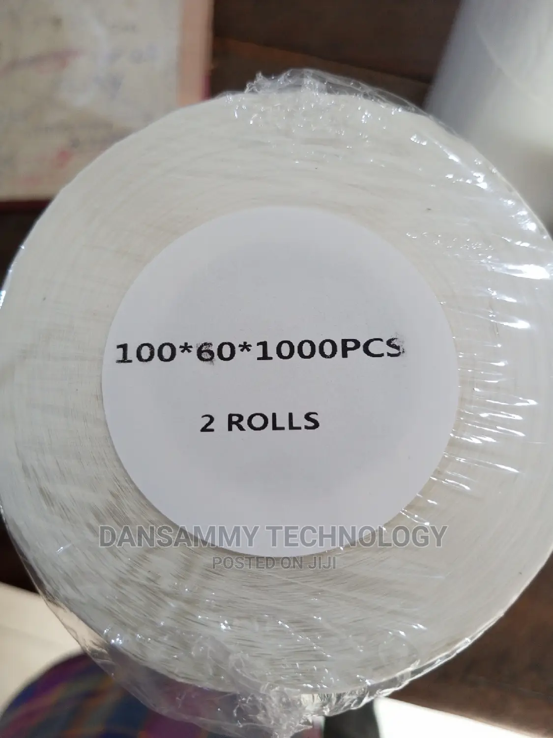 100*60mm Barcode Label Stickers
