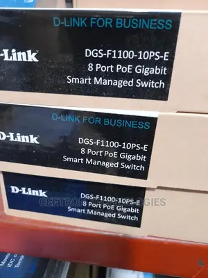 DGS-F1100-10PS-E 8 Port POE Gigagabit Smart Managed Switch