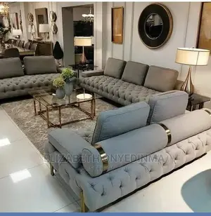 Exquisite 7 Seater Living Room Fabric Sofa Chair.