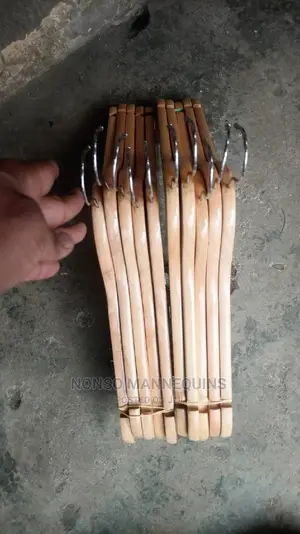 Neat Pairs of Wooden Clip Hangers