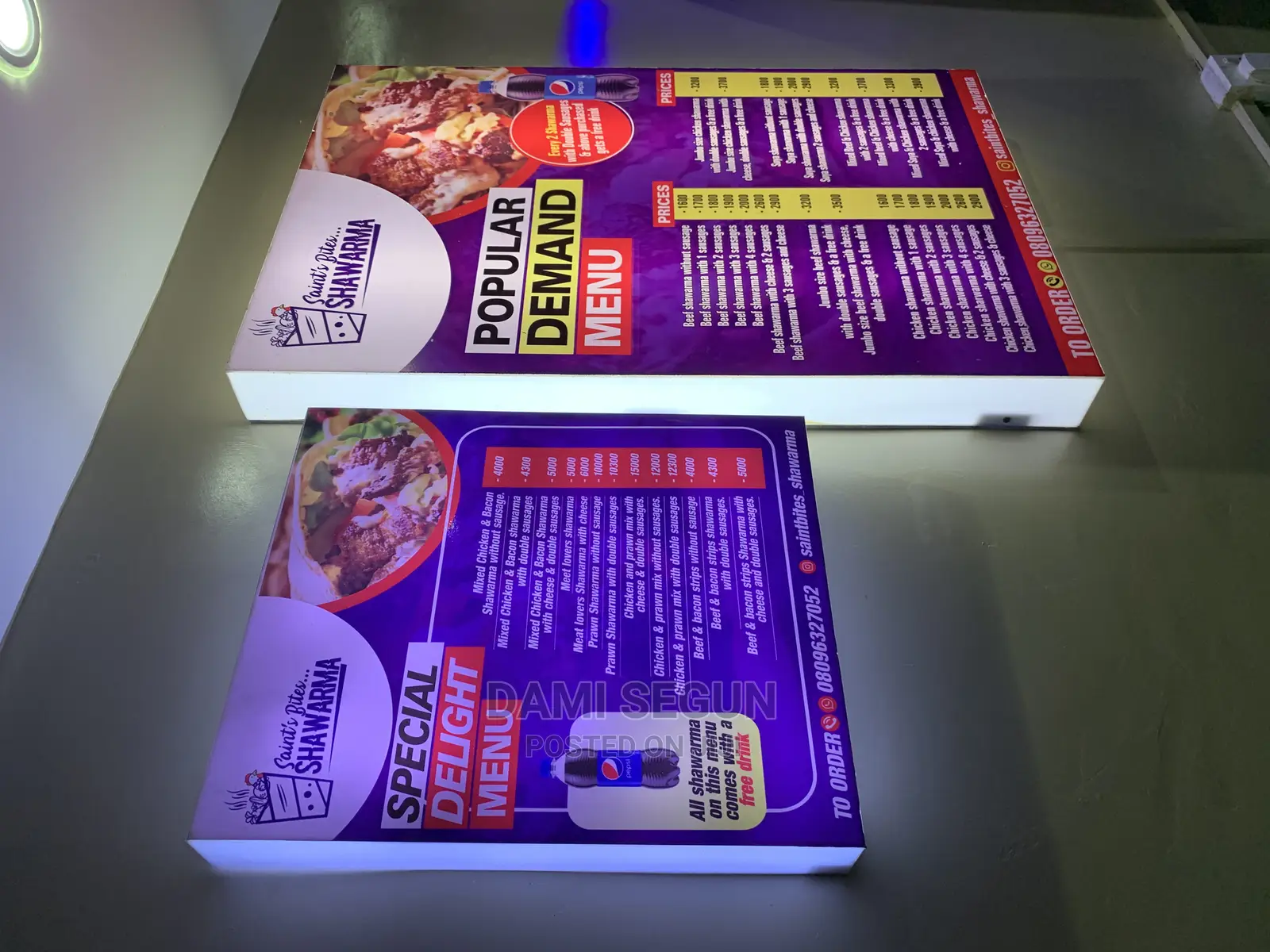 Acoboard and Plastic LED Signboard