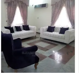 Quality 7 Seater Living Room Fabric Sofa Chair.