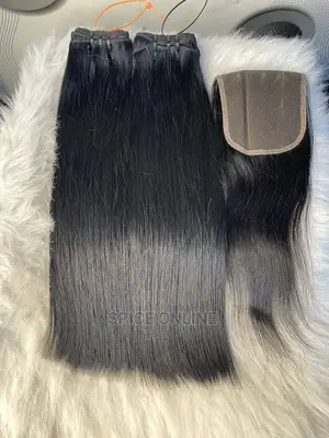 Vvip: Original DD Jet Black 16" Hair (200g) + Closure