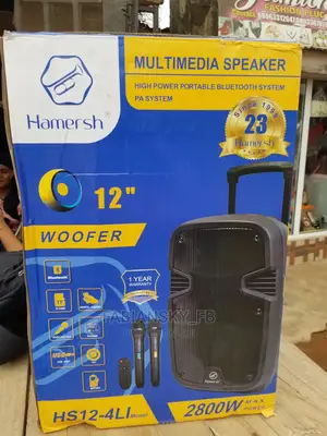 Original Portable Rechargeable Pa System 12 Inches, 2800w