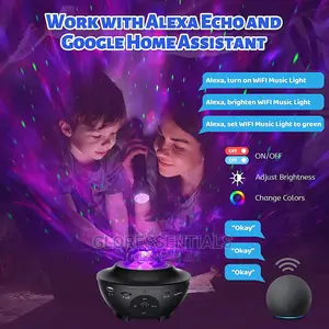 Star Night Light Projector With Bluetooth Speaker
