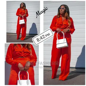 Classic Ladies Crop Top and Parazzo Trousers