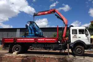 HIAB Truck for Moving Printing Equipment