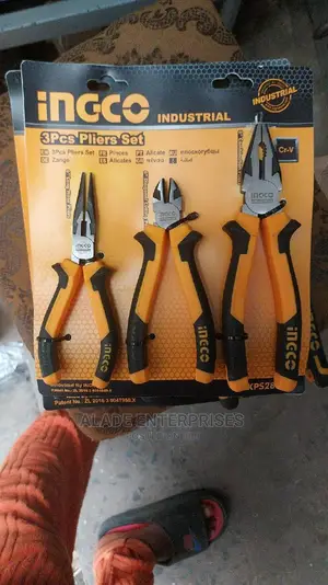 Ingco 3pcs High Leverage Pliers Set