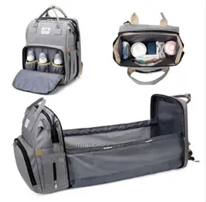 Multifunctional Travelling Foldable Baby Bed and Diaper Bag
