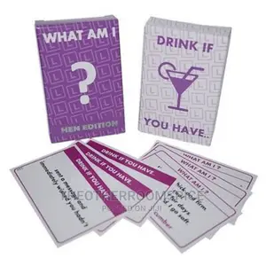 Hen Night Party Game - WHAT AM I ? / DRINK IF YOU HAVE