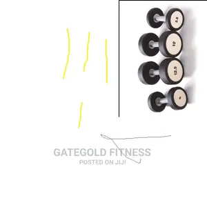 Rubber Dumbbell 5kg (Pair)