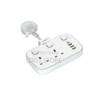 Ldnio 2500W 2 UK Outlet Charging Power Strip Extension