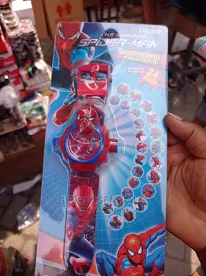 Spiderman Cartoon Character Watch