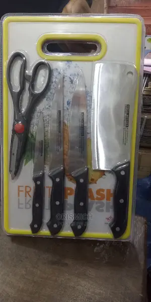 5 Set Kitchen Knife and Scissors