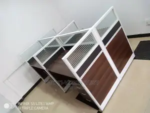 4man Workstation With Mobile Drawers