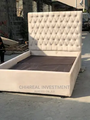 4 and Half by 6 Suede Bedframe