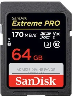 Sandisk Extreme Pro 64GB Memory Card