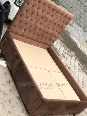 4.5 by 6 SOLID FABRIC BEDFRAME