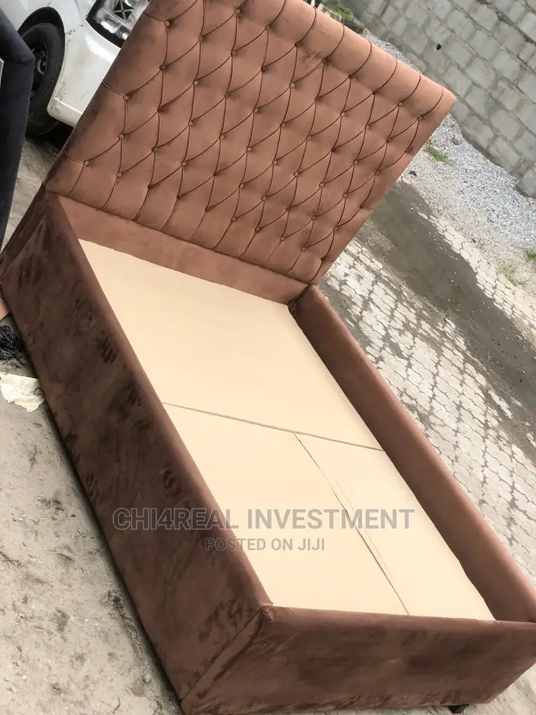 4.5 by 6 SOLID FABRIC BEDFRAME
