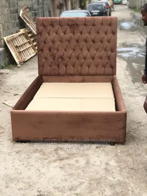 4.5 by 6 SOLID FABRIC BEDFRAME