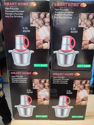Smart Home 3liter Yam Pounder and Dry Grinder 400W | SHY400P