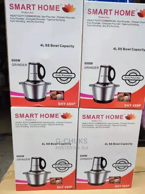 Smart Home 4liter Yam Pounder and Dry Grinder 600W