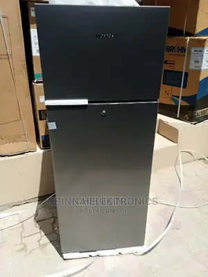 Brand New HISEMSE 205L Dounle Door Fridge/External/Silver/