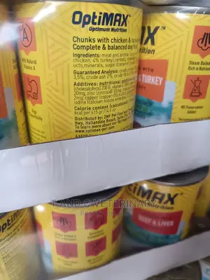 Optimax Dog Tin Food 24can
