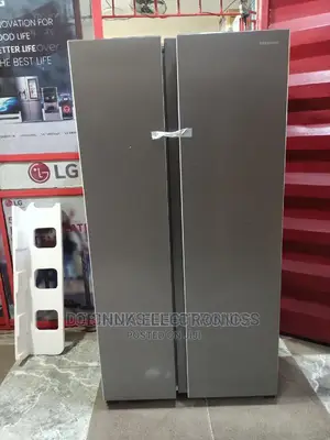 Brand New HISENSE 514L Side by Side Refrigerator/Silver Colo