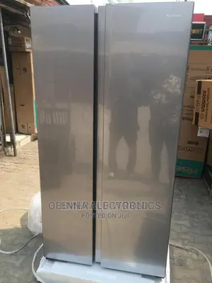 Brand New HISENSE Side by Side 514L Refrigerator/Silver/