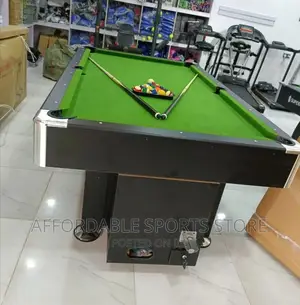 7ft Neat Affordable Foreign Coin Snooker and Accessories