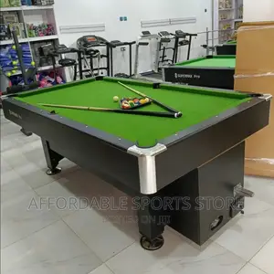 7ft Wonderfully Made Foreign Coin Snooker With Accessories