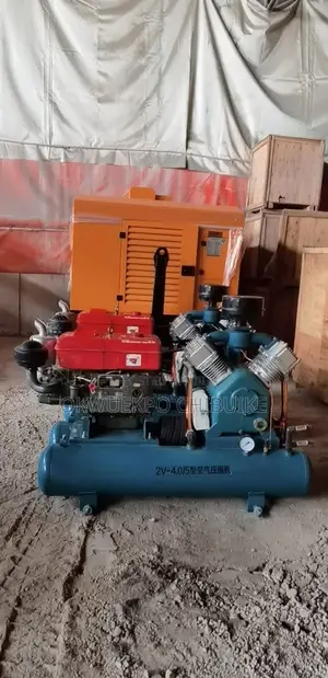 Air Compressor With Diesel Engine for Jackhammer 4-Cylinder