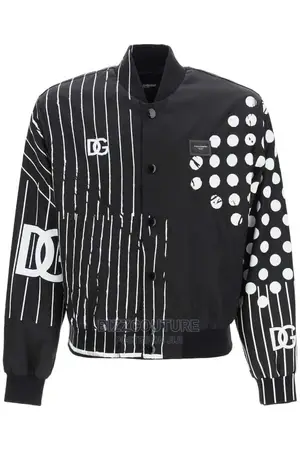 DOLCE GABBANA Top Notch Bomber Jacket Available in Store