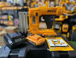 Ingco Cordless Brad Nailer With PCS Battery 20V – 2.0ah