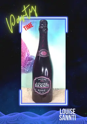 New Illuminating Bottle Label Louise Sannti Rose Champagne