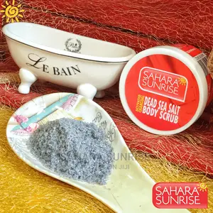 Activated Charcoal Dead Sea Salt Scrub, Natural Body Scrub