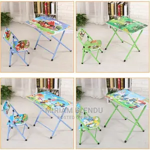 Kids Foldable Studying /Dinning Table and Chair Set.