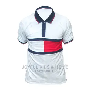 High Quality Men’Sshort Sleeve Polo-Black,Red Blueand White