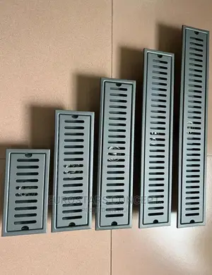 Black Long Floor Drain