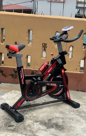 Fitness Stationary Spinning Bike With Meter
