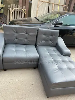 L Shaped Leather Seater