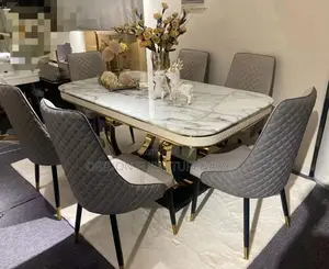 Portable Marble Dining Set