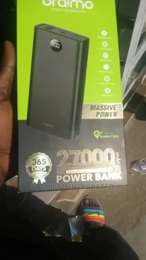Oraimo 27,000 Mah Fast Charging Power Bank